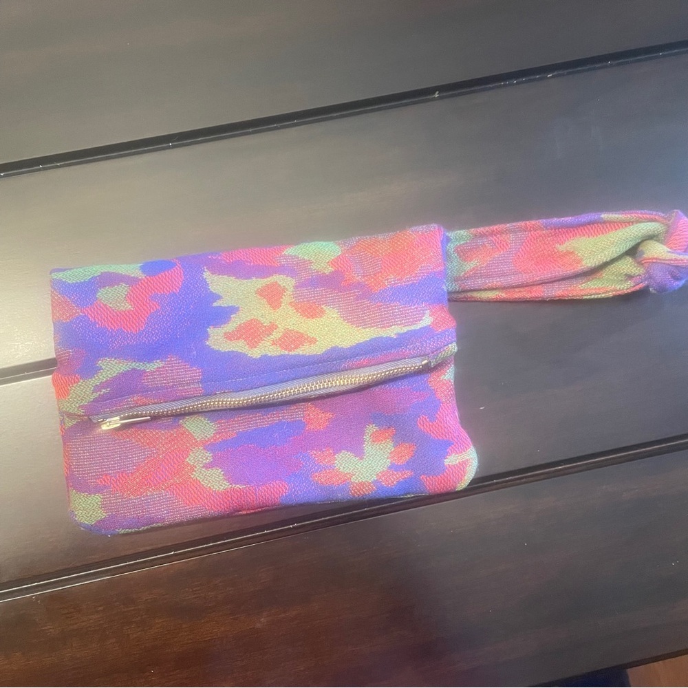NEW HOPE GIRLS Wristlet Clutch Purse Colorful Abstract Beaded Wristlet Clutch